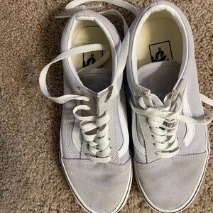 Vans Women's Sneakers in White and Gray